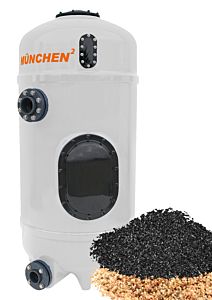 MÜNCHEN² Ø 800 - erforderliches  Mehrschicht-Filtermaterial für Filterbehälter  mit Düsenboden 