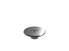 Einlaufdüse mit flacher Blende, 1½″ Gewinde Kugel 4 x 7,9 mm (flache Blende)