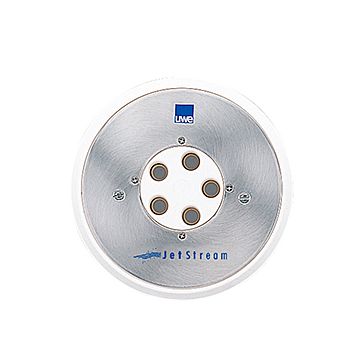 Fertigbauteil Edelstahlblende rund mit 3,5 kW 3-Phasen Pumpe (400 V) LIDO Fertigbauteil Edelstahlblende rund mit 3,5 kW 3-Phasen Pumpe (400 V) LIDO