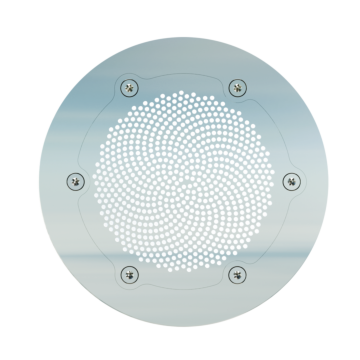 Revolution System 170 V4A Sichtblende, zweiteilig für Bodenablauf  PURELINE