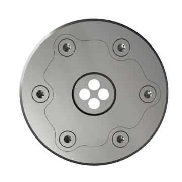 Revolution System V4A Einlaufdüse zweiteilig rund D120mm, Kugel 4 x 7,9mm SATINLINE