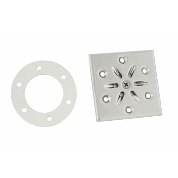 Blende Bodeneinlaufdüse eckig flanschbar 90 mm Blende Bodeneinlaufdüse eckig flanschbar 90 mm
