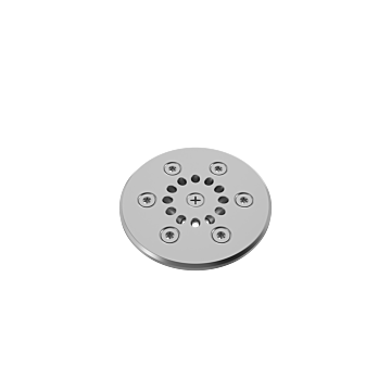 Blende für Bodeneinlaufdüse rund, flanschbar (Oberfläche in SATINLINE)