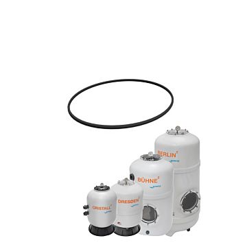 O-Ring für DRESDEN², BÜHNE², BERLIN², CRISTALL² Ø 400, Ø 800 Filterbehälter O-Ring für DRESDEN², BÜHNE², BERLIN², CRISTALL² Ø 400, Ø 800 Filterbehälter