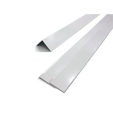 Folienblech gewinkelt, 50 x 2,50mm; Beschichtung außen Folienblech gewinkelt, 50 x 2,50mm; Beschichtung außen