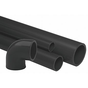 Spezial PVC-Rohr, d50, PN16, schwarz, UV-beständig Spezial PVC-Rohr, d50, PN16, schwarz, UV-beständig