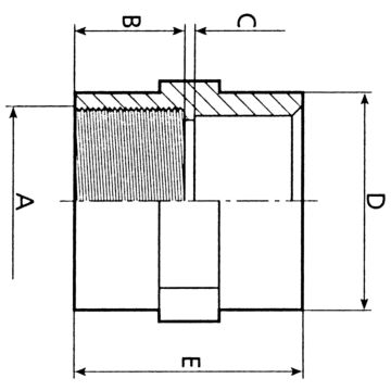 Muffe DN100