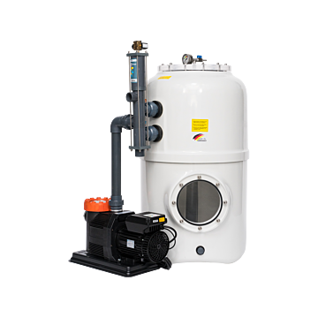 BÜHNE³-Filteranlage mit Stangenventil D 600 - Deluxe Plus 13 400V BÜHNE³-Filteranlage mit Stangenventil D 600 - Deluxe Plus 13 400V
