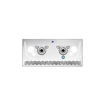 Fertigbauteil Edelstahlblende PIEZO-Schalter mit 3,5 kW 3-Phasen Pumpe (400 V) Fertigbauteil Edelstahlblende PIEZO-Schalter mit 3,5 kW 3-Phasen Pumpe (400 V)